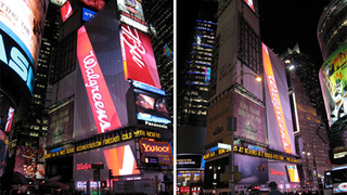 17,000 Square Foot LED Billboard Flipped On at 1 Times Square, Wraps Around Entire Building